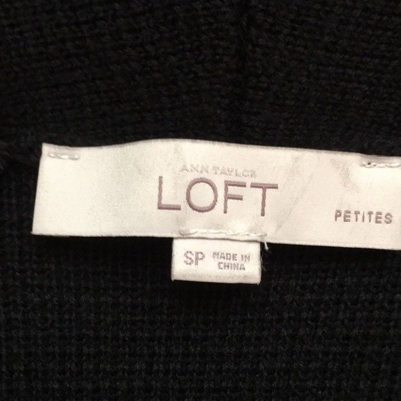 Loft Black Cardigan Sweater - Picture 2 of 4